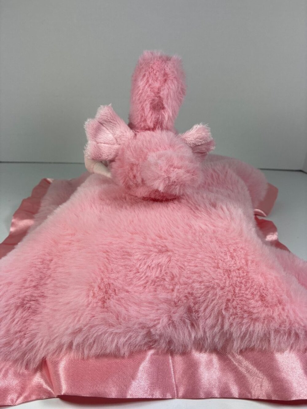 Cloud Island Pink Flamingo Lovey Security Blanket Satin Back 14" Baby - Picture 4 of 10